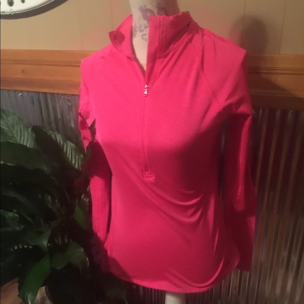 Under Armour Fitted Half Zip Pullover Large